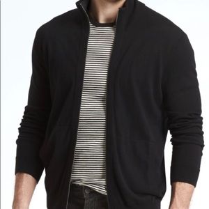 Banana Republic Navy Blue Cotton Cashmere